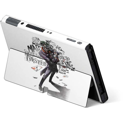 DC Comics The Joker Brilliantly Twisted Nintendo Switch OLED (2021) Skin